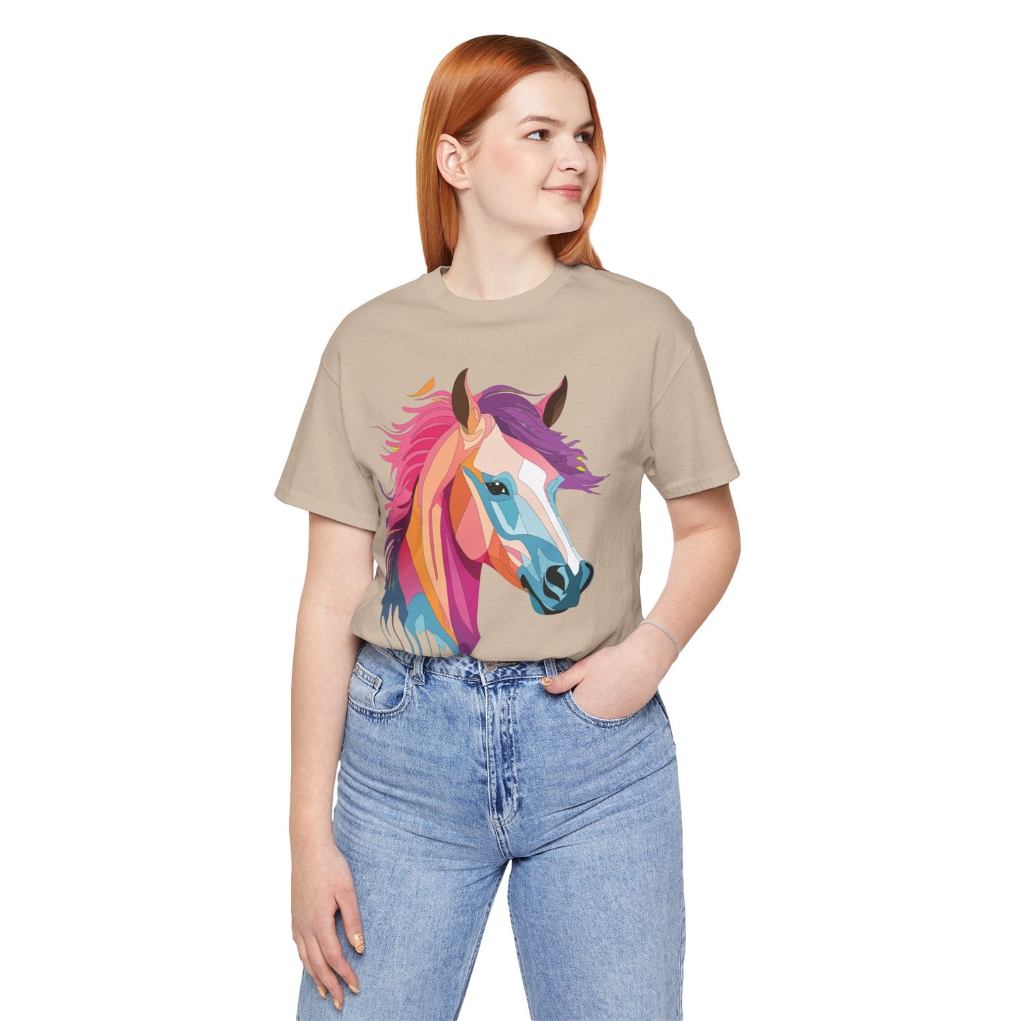 Unisex Animal Shirt Art Design Short Sleeve With Wild Animals Graphic Print Comfort Tee