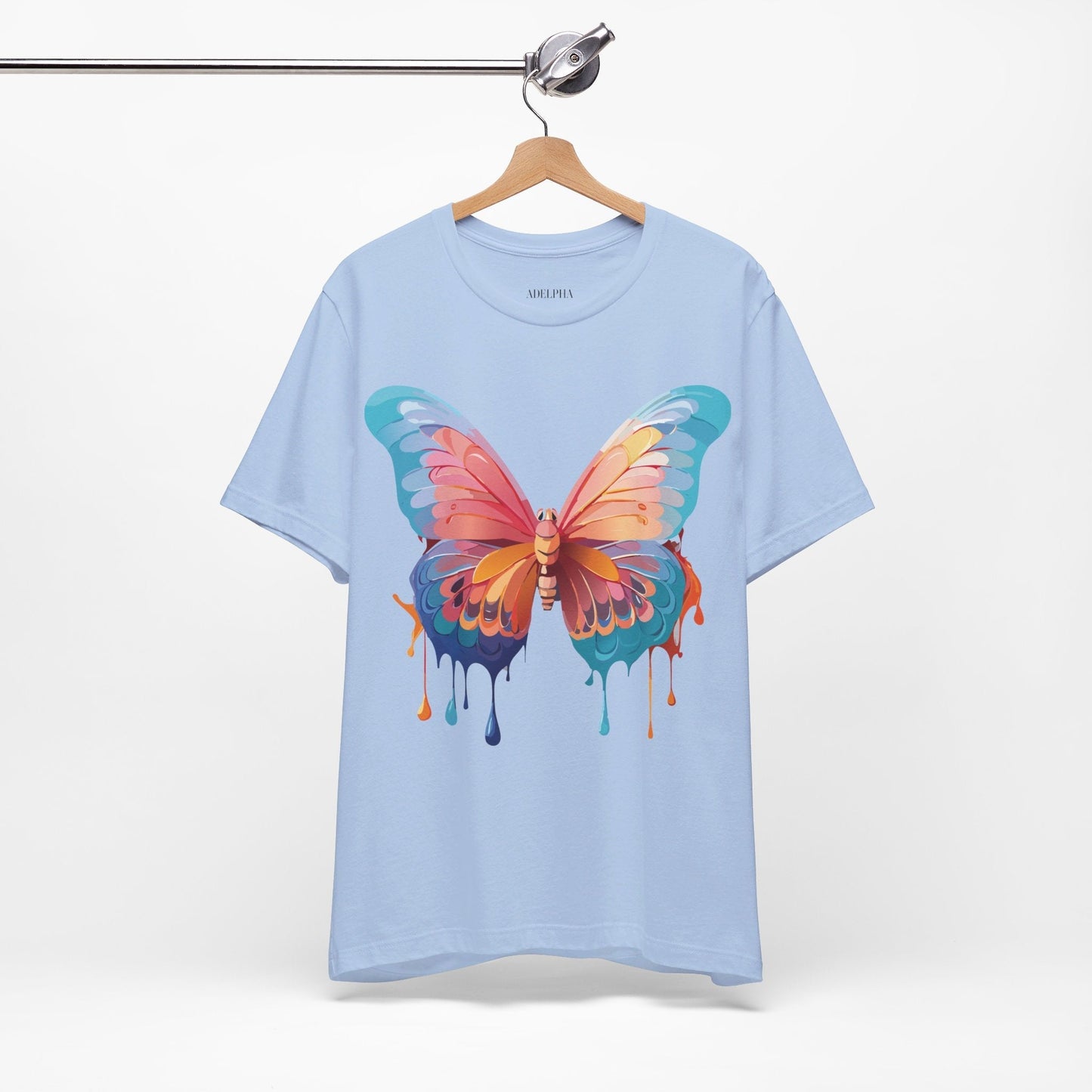 Butterfly Graphic Tee By Adelpha Unisex Short Sleeve Jersey Shirt