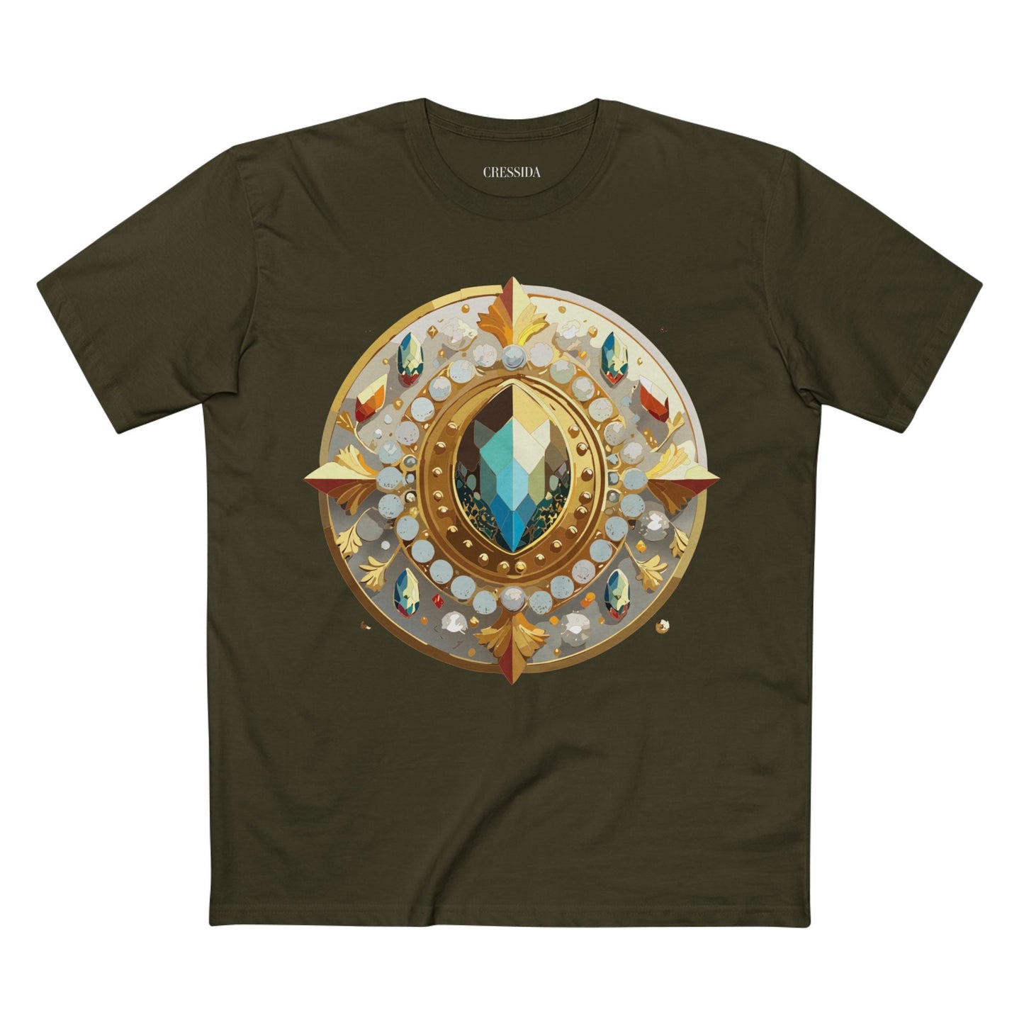Medallion Graphic T-Shirt Unisex 100 Cotton With Gold Art Design Medal Tee 20