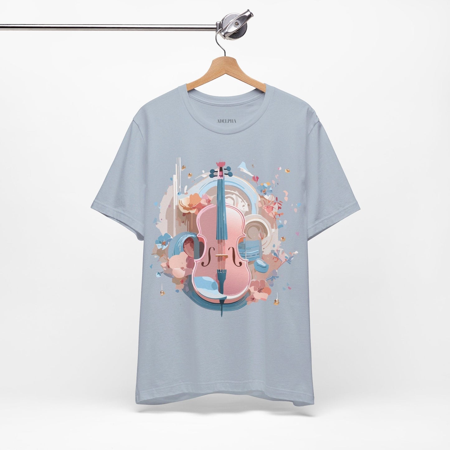 Music Graphic Tee Unisex Jersey Short Sleeve By Adelpha Vintage Inspired Artwork