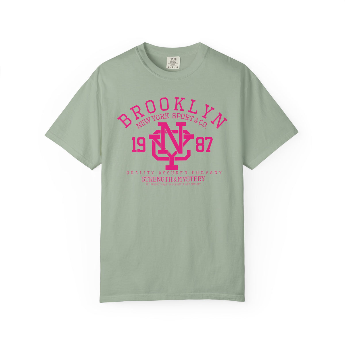 Brooklyn 1987 Athletic Logo Unisex Comfort Colors Garment-Dyed Heavyweight 100 Cotton Art Design T-Shirt w11