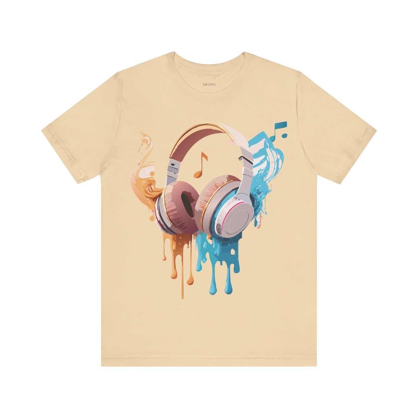Unisex Graphic T Shirt With Vintage Music Inspired Artwork From Adelpha Short Sleeve Tee