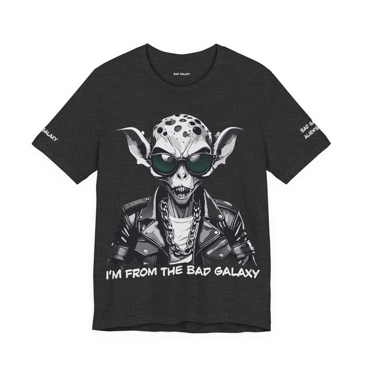 Alien Graphic Unisex Cotton Bella+Canvas Tee with Art Design b64