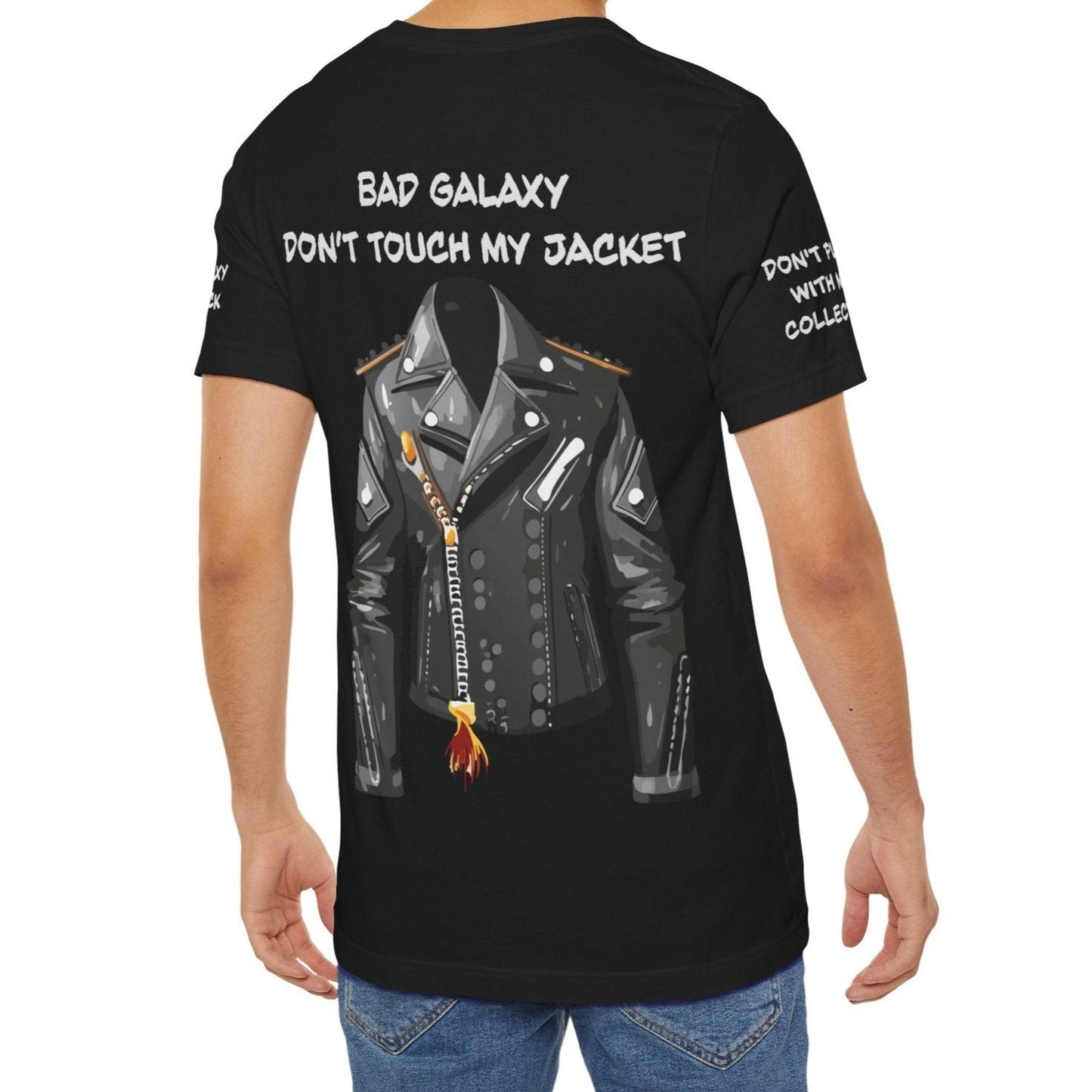 Punk Rock Tee Shirt 100 Percent Cotton Made To Order From Bad Galaxy Eco Friendly Inks USA