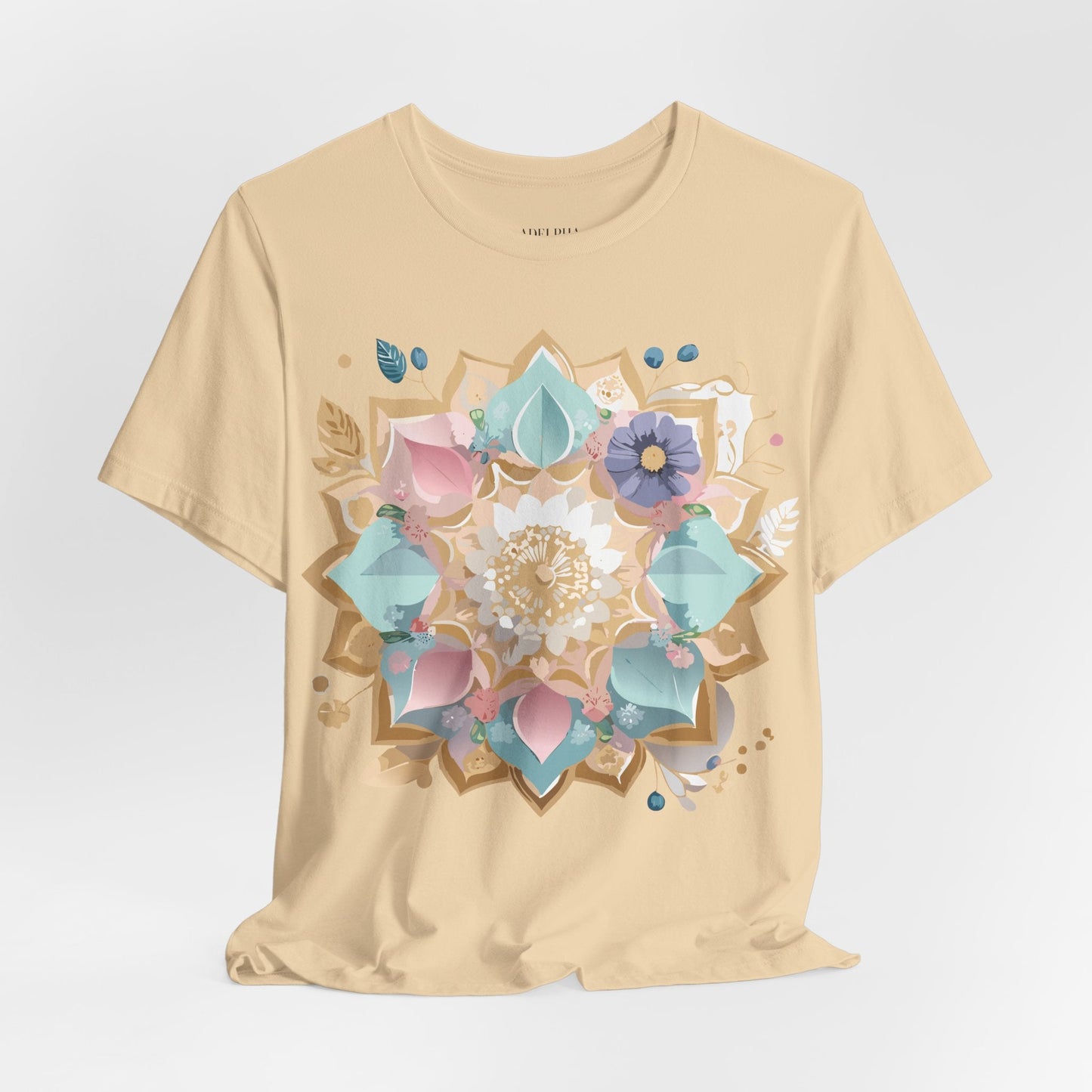 Adelpha Mandala Graphic Tee Unisex Jersey Short Sleeve Vintage Inspired Artwork Shirt