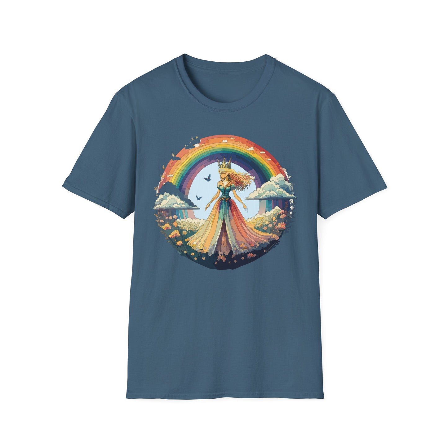 Womens Graphic T Shirt Art Design Tee Softstyle 64000 Unisex Lightweight Cotton Fabric