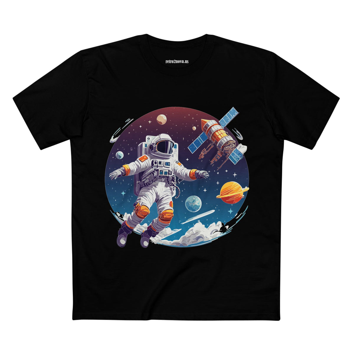 Cosmos Astronaut Graphic Tee Staple Unisex 100 Cotton Tee Shirt - CS-34