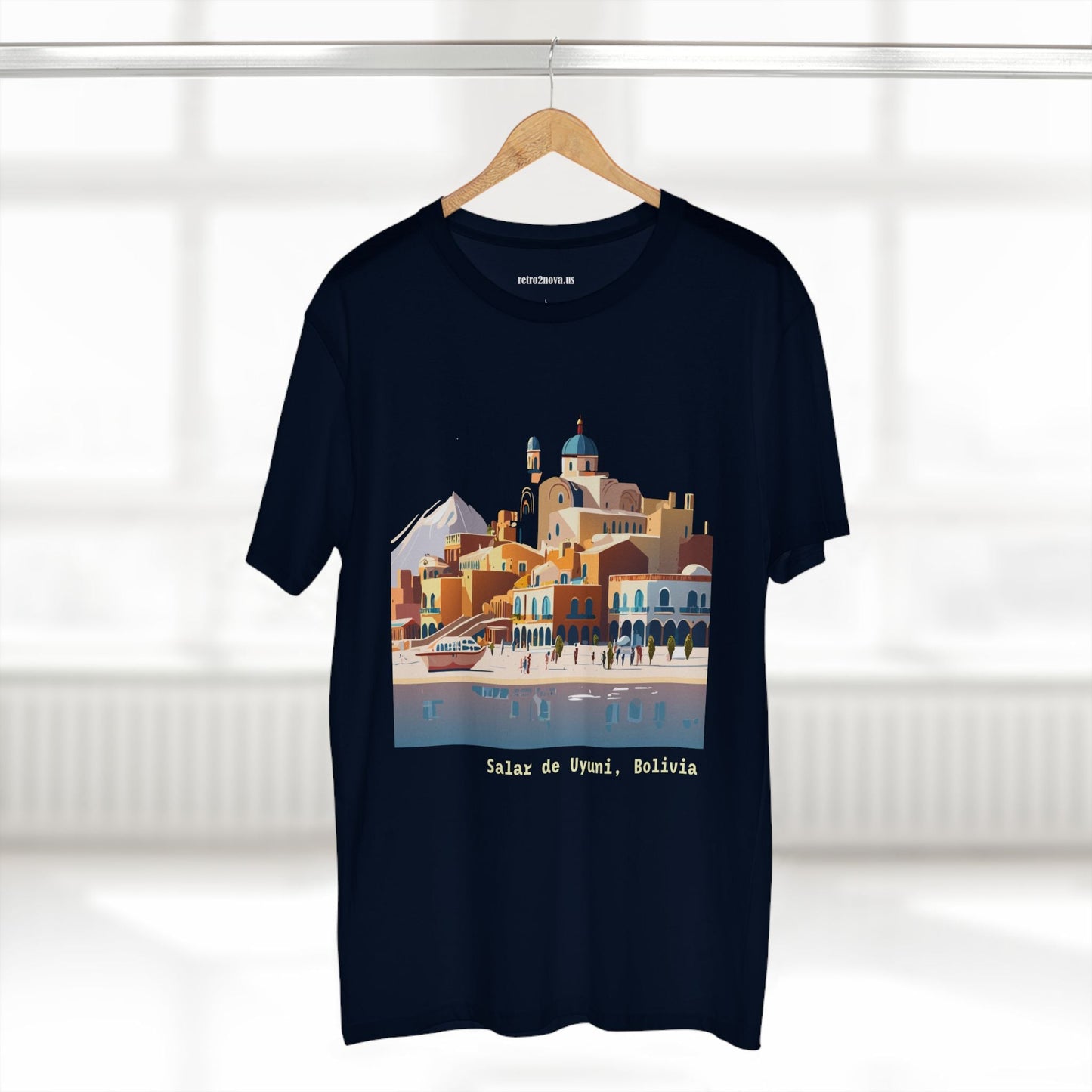 Bolivia Travel Shirt Unisex Premium Cotton Art Tee TT17 Retro2Nova Original Art Design Collection
