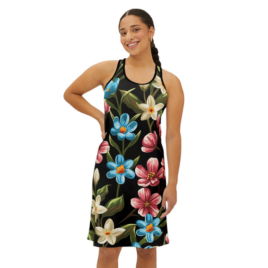 Sommerkleid mit floralen Prints