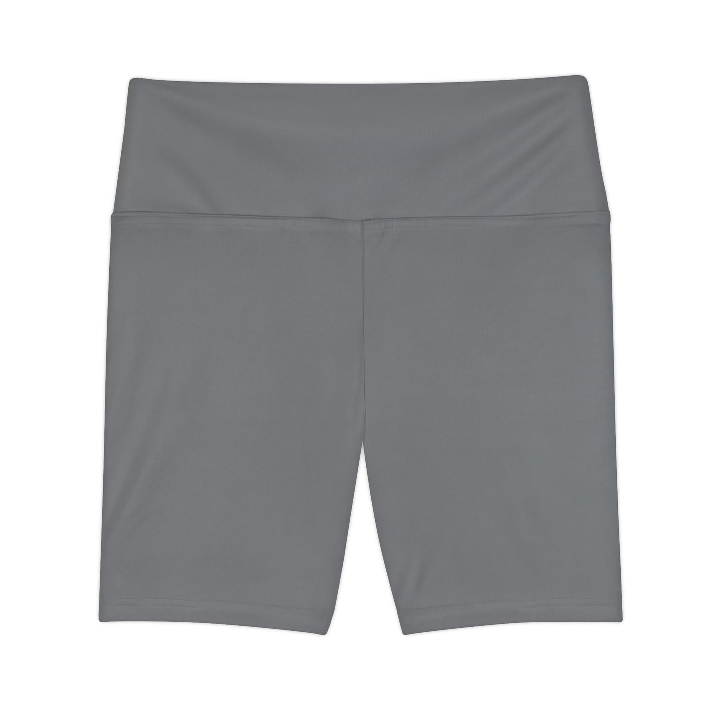 Grey Women's Grey High-Waist Workout Shorts – Performance Biker Shorts