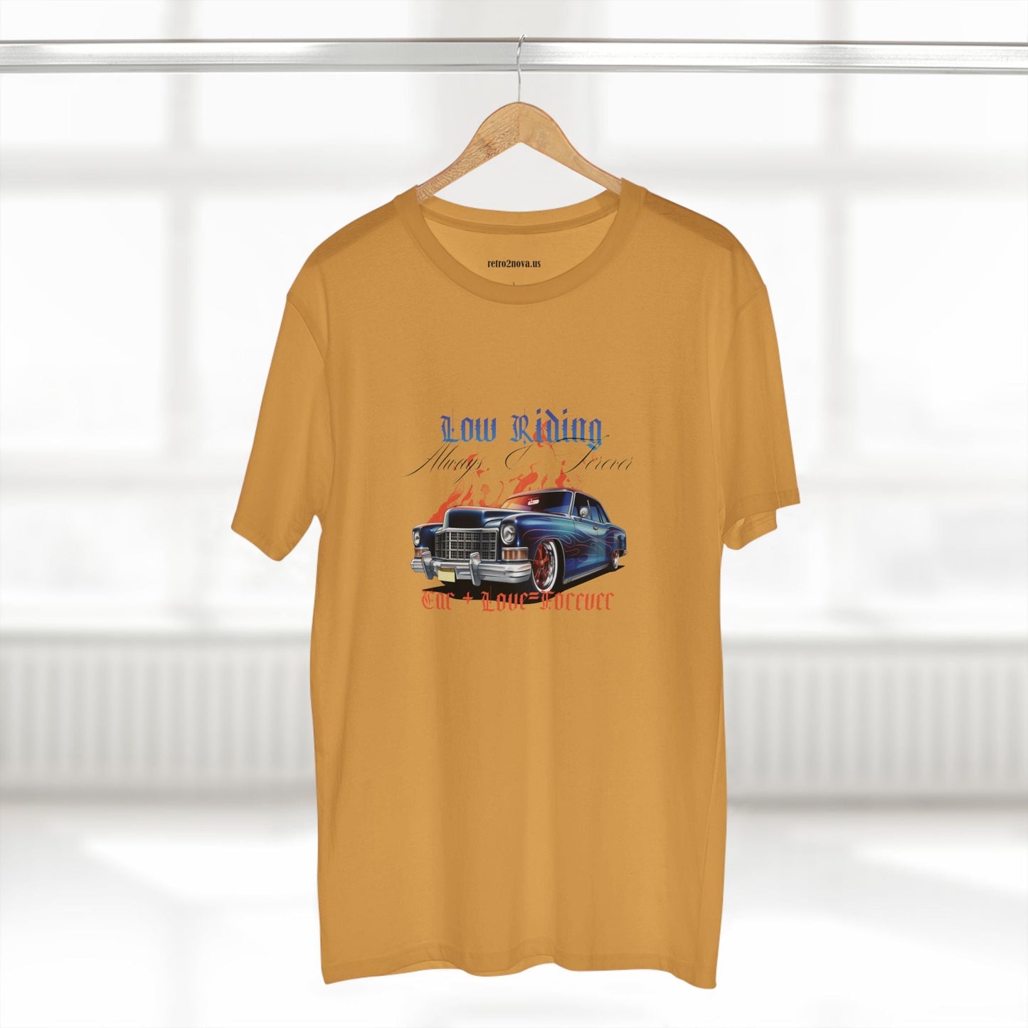 Retro Car Shirt RC28 Vintage Car Tee Unisex Premium Cotton With Original Art Design