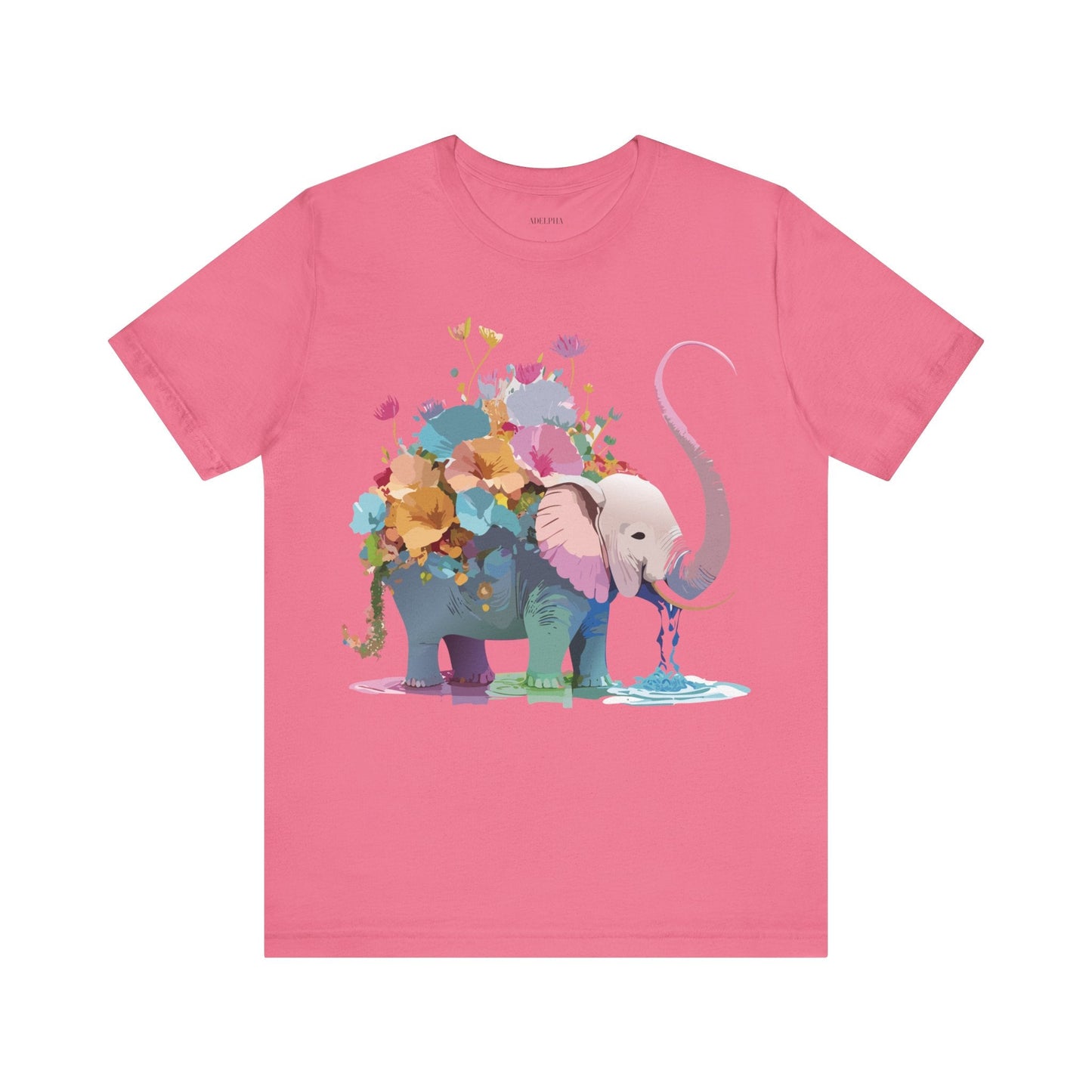 Elephant Graphic Unisex 100 Cotton Jersey Vintage Art Design Tee 13