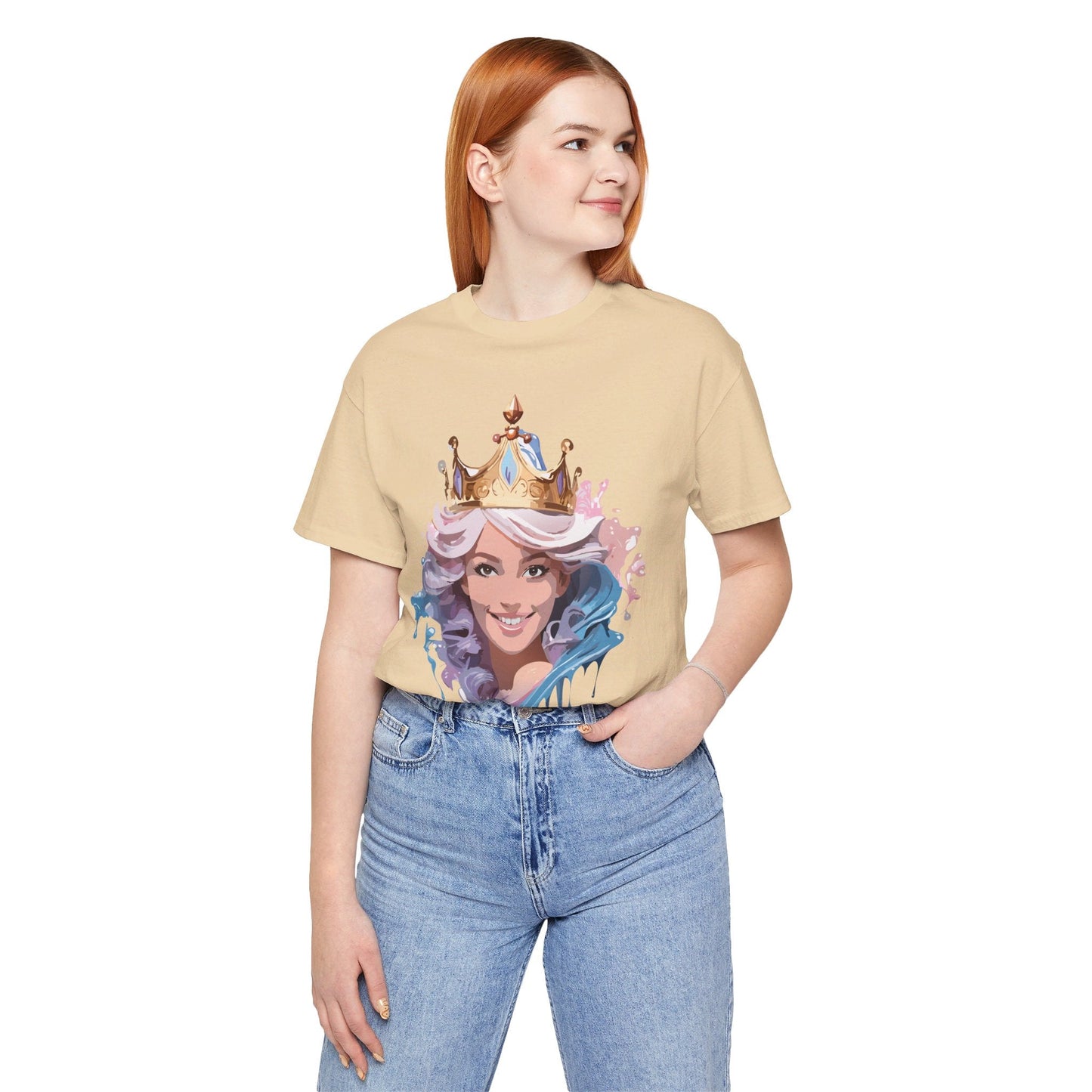 Queen Graphic Tee From Adelpha Vintage Inspired Art Design Unisex Jersey Short Sleeve