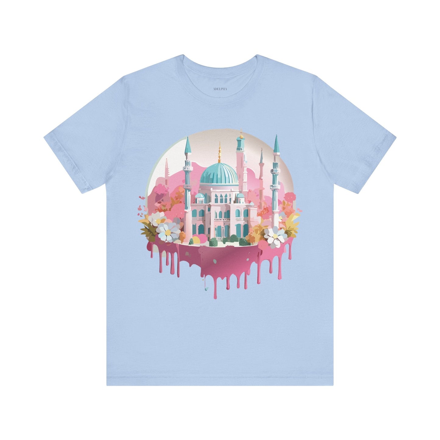 Istanbul Tourist Shirt Unisex Short Sleeve Graphic Tee Vintage Inspired Art Adelpha