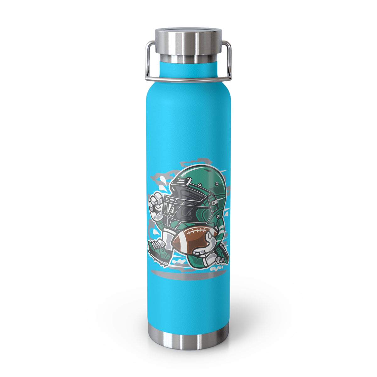 22oz Copper Insulated Water Bottle with Cartoon Design - CV22