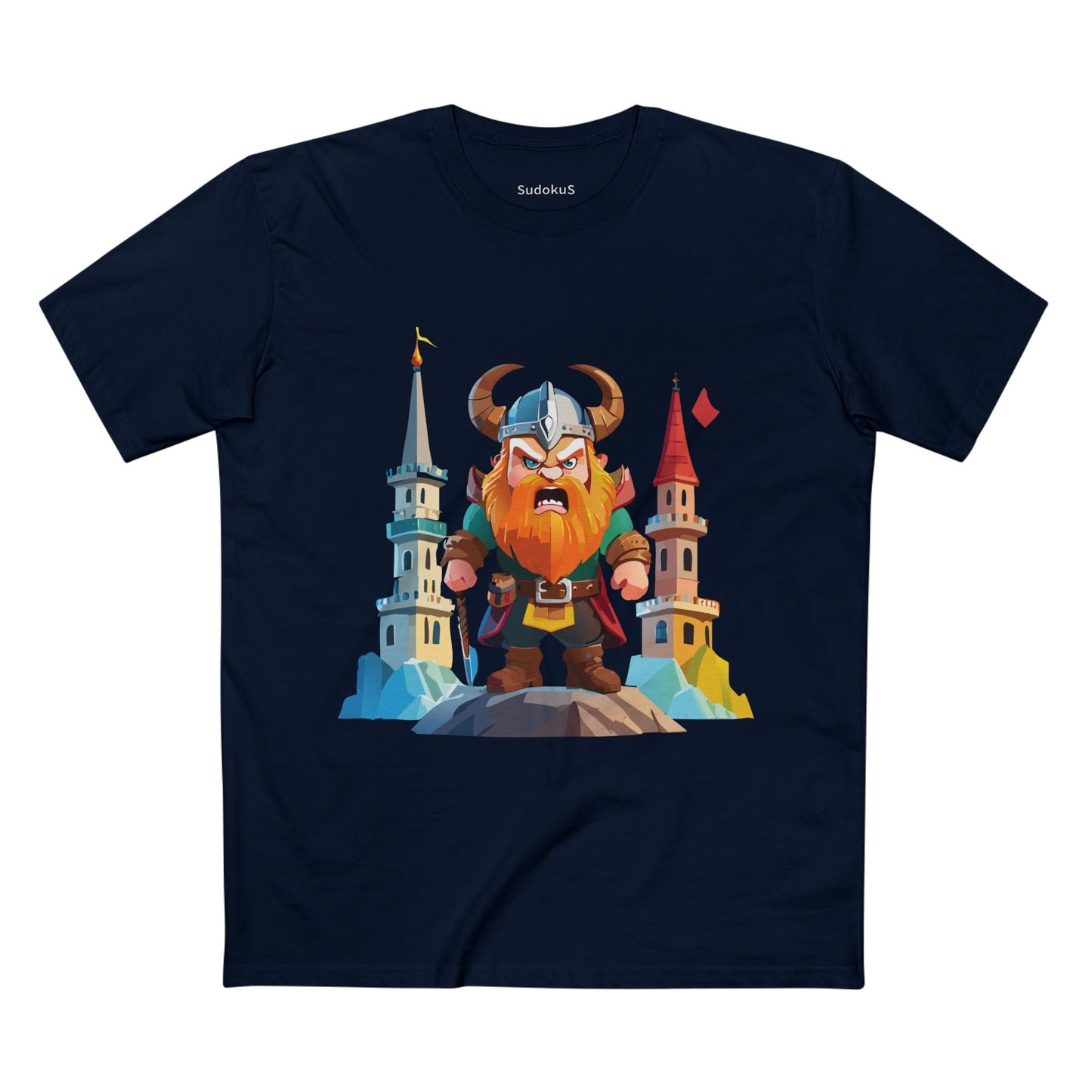 Viking Graphic Unisex 100 Cotton Staple Tee 10
