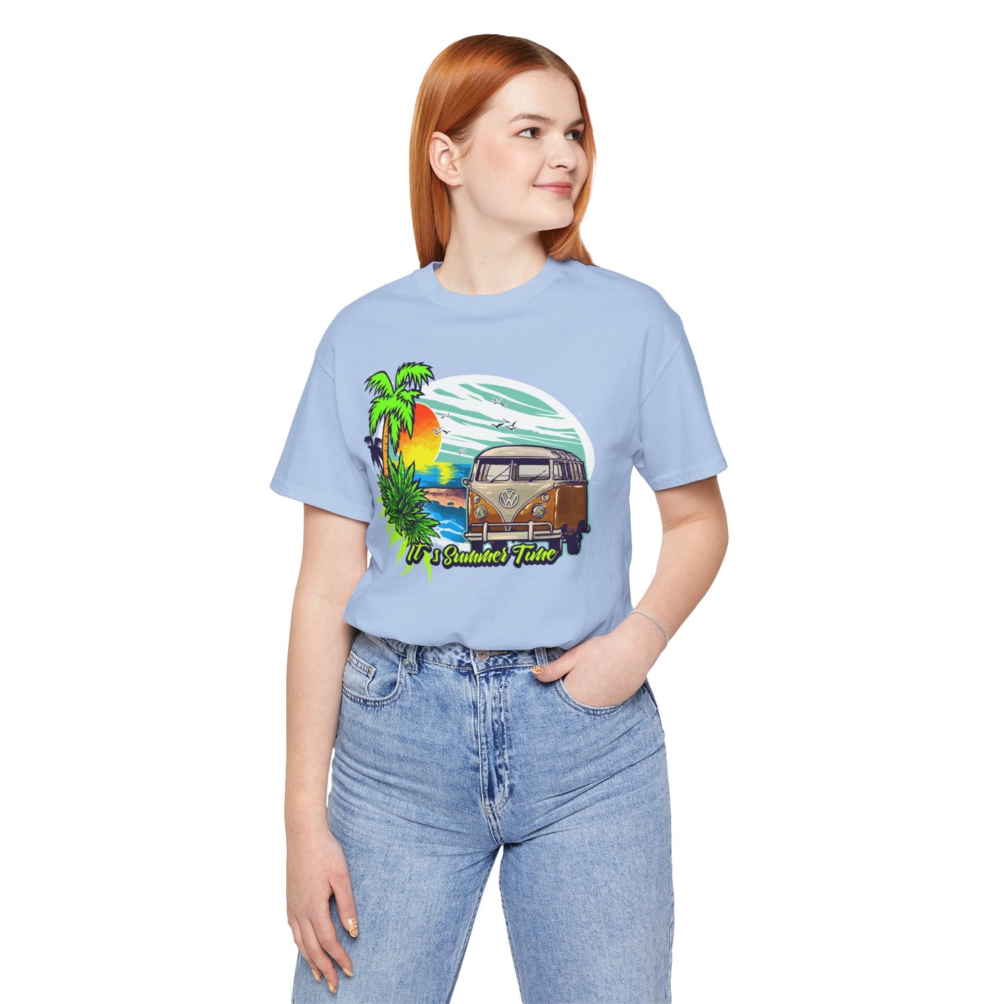 Old Bus Retro Poster Graphic Design Tee, Old Bus Shirt, Vintage Tees, Art Design T-Shirt, Graphic Tee, Retro Art Shirts