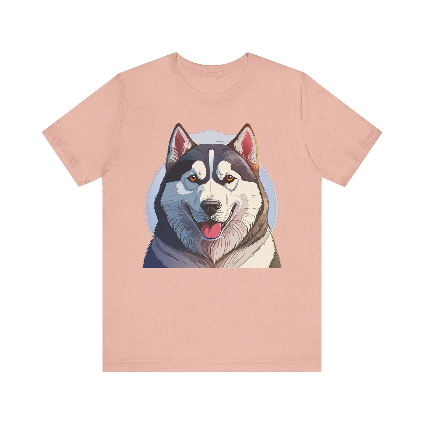 Unisex Animal Shirt Art Design Tee With Wild Animals Graphic Print Short Sleeve Style