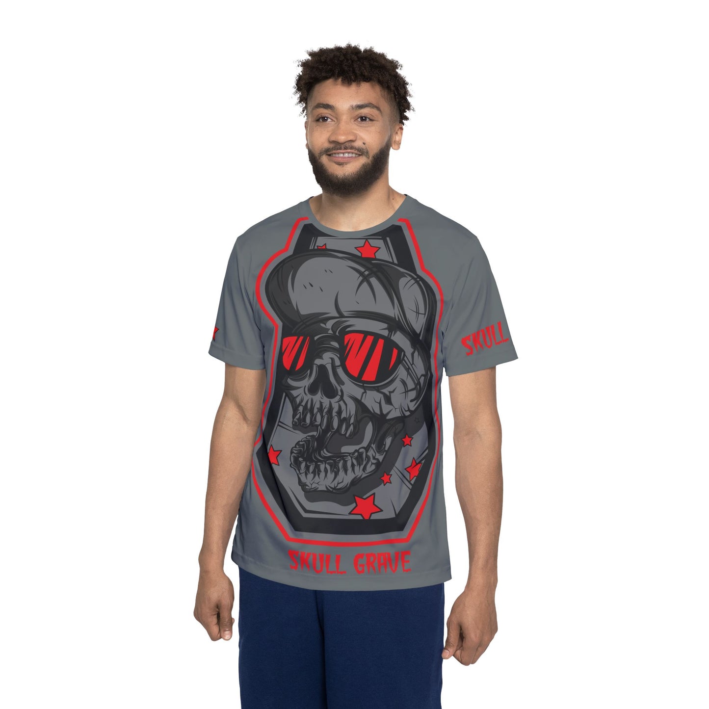 50-Be Fun Graphic T-Shirt, Art Design Poly Shirt, All Over Print Graphic Tee, Monsters T-Shirt, Cartoon Tees