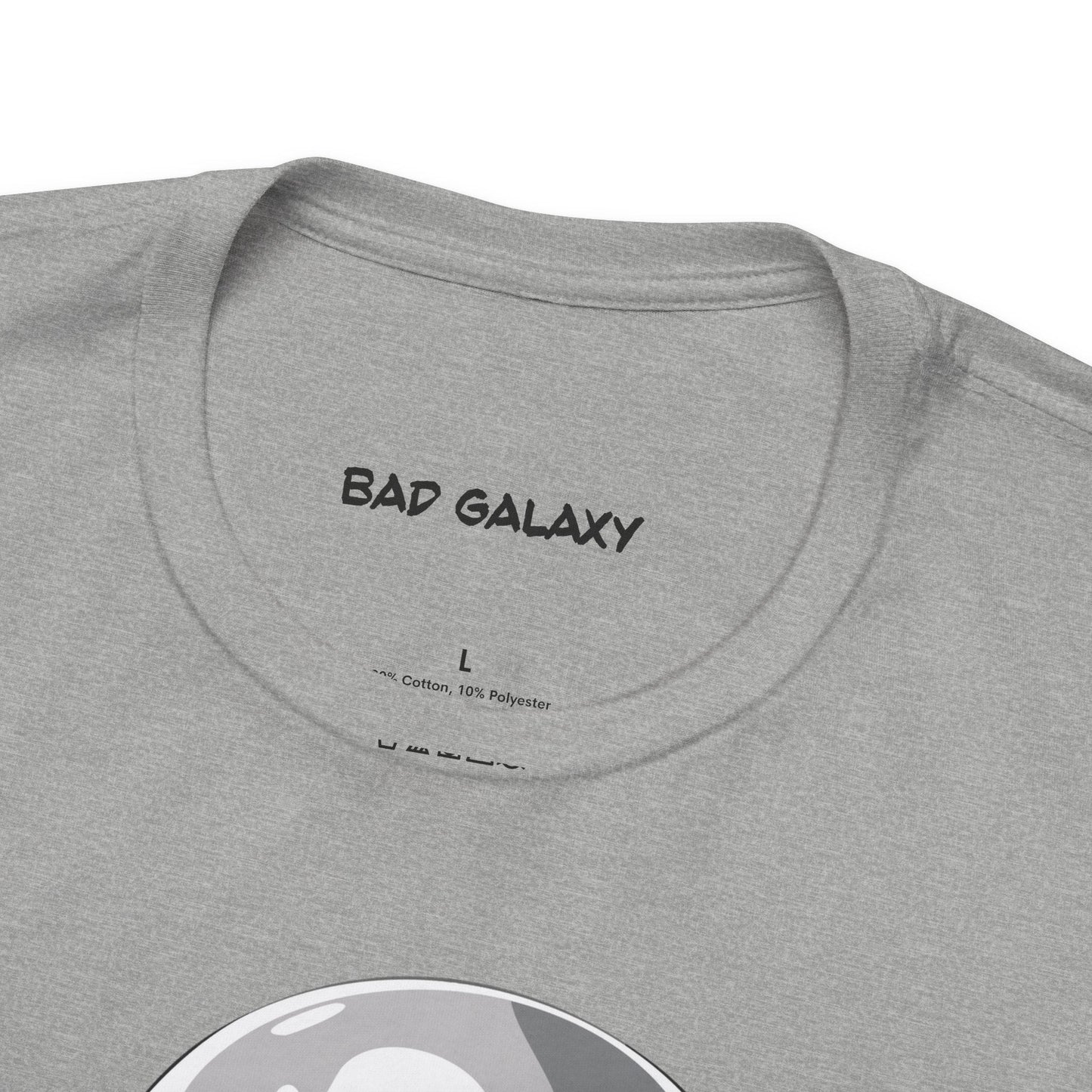 Bad Galaxy Alien Tee Shirt Made To Order 100 Percent Cotton Lightweight Eco Friendly Inks