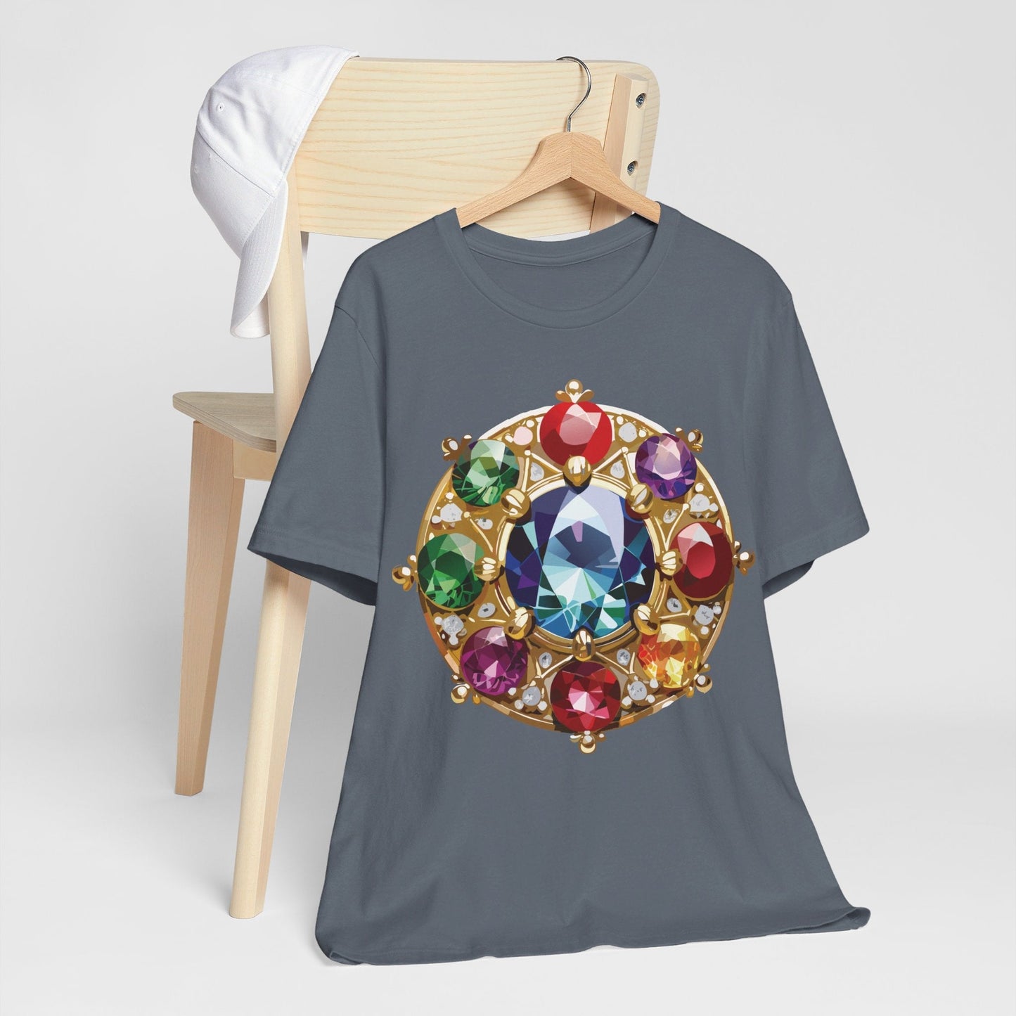 Jewelry Graphic Unisex 100 Cotton Vintage Treasure Art T-Shirt 39