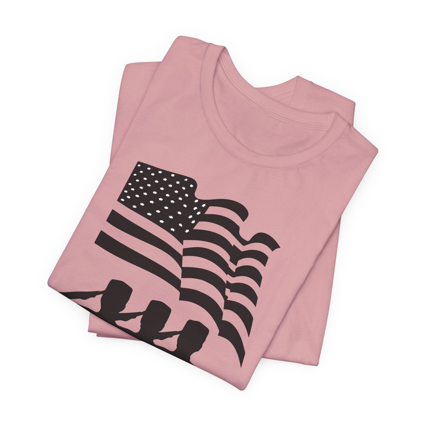 Army Veteran Patriotic Graphic Design Unisex Cotton T-Shirt v51