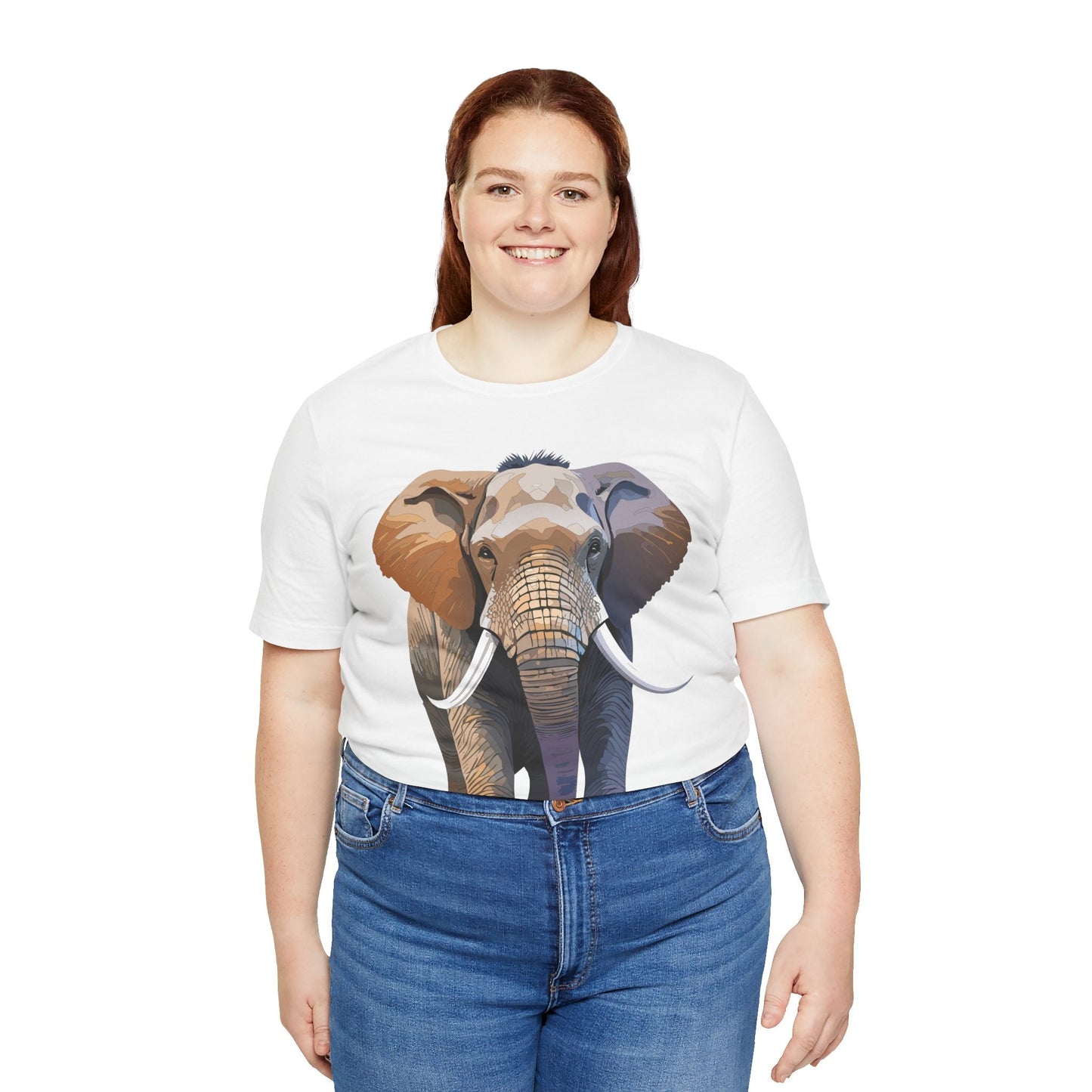 Unisex Animal Art Design Tee Shirt With Wildlife Animals Short Sleeve Everyday Comfort