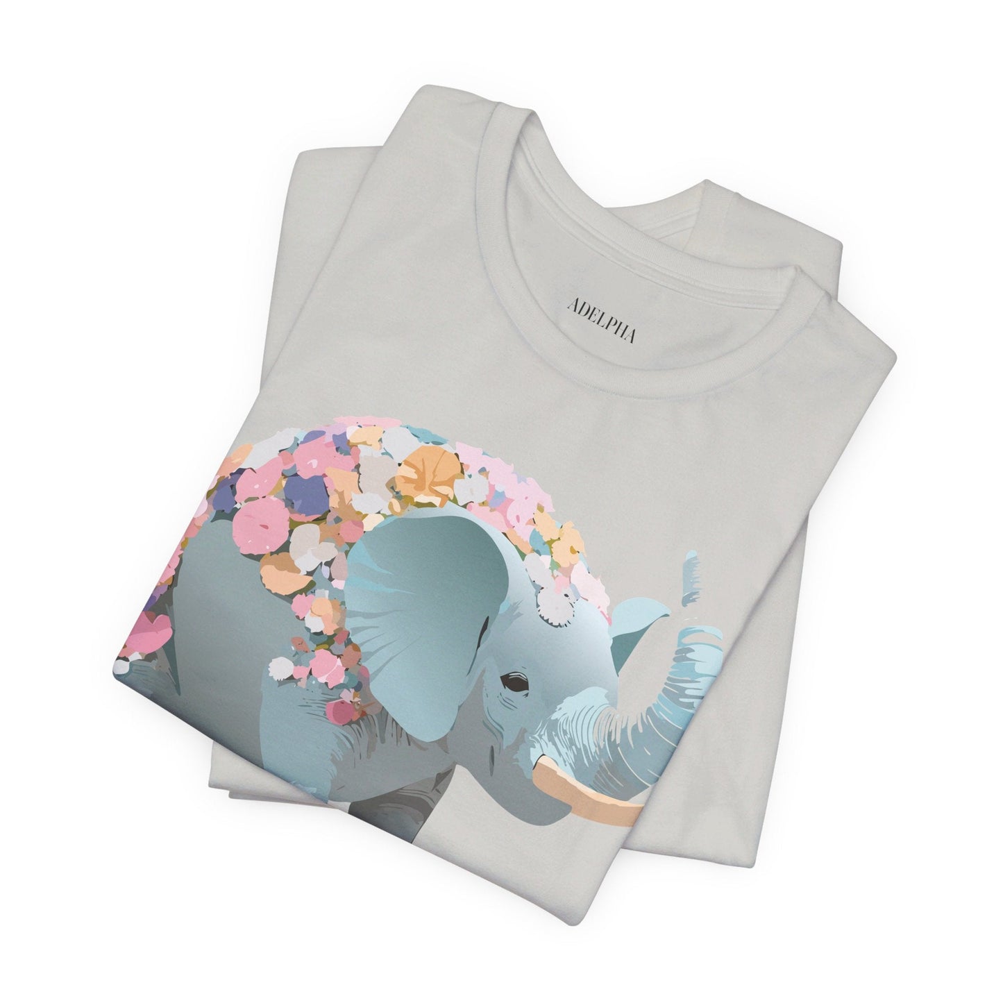Elephant Graphic Unisex 100 Cotton Jersey Vintage Art Design Tee 25