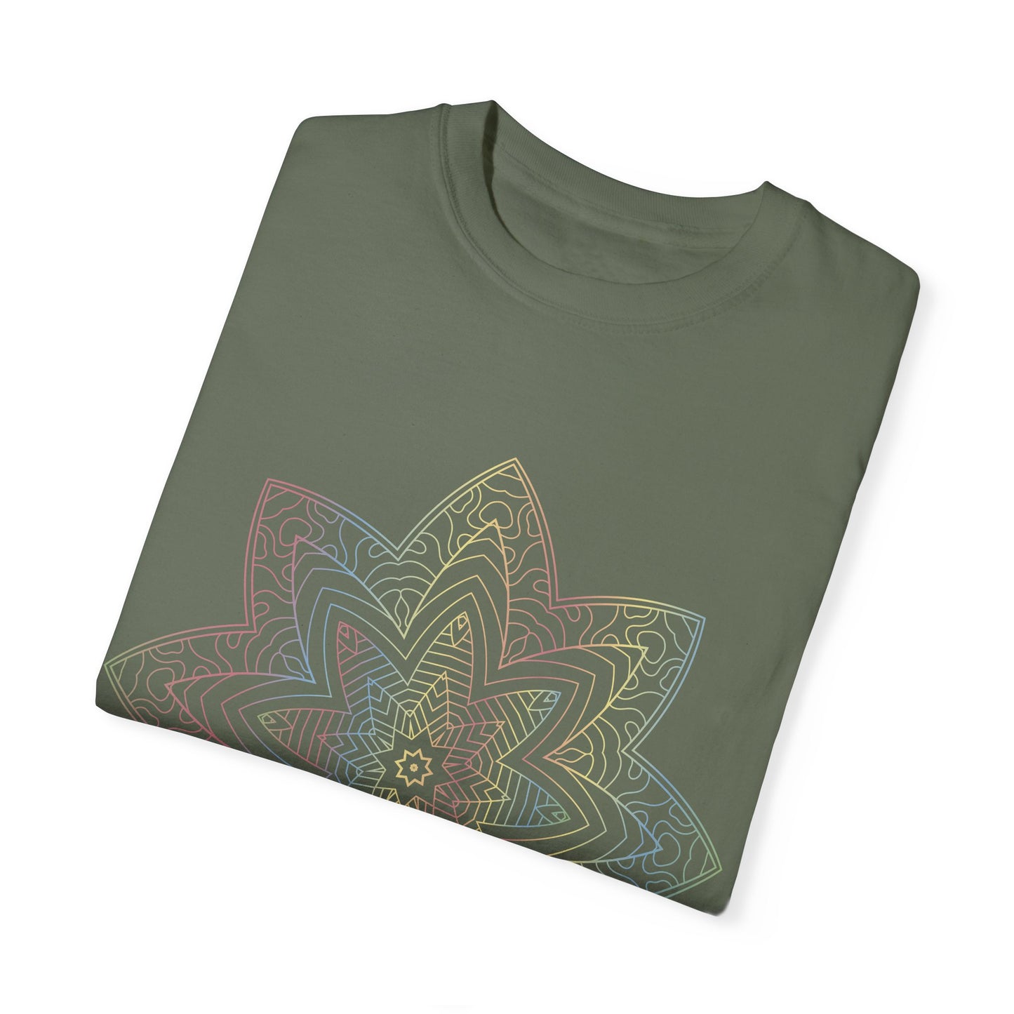 Unisex-T-Shirt mit abstraktem Print