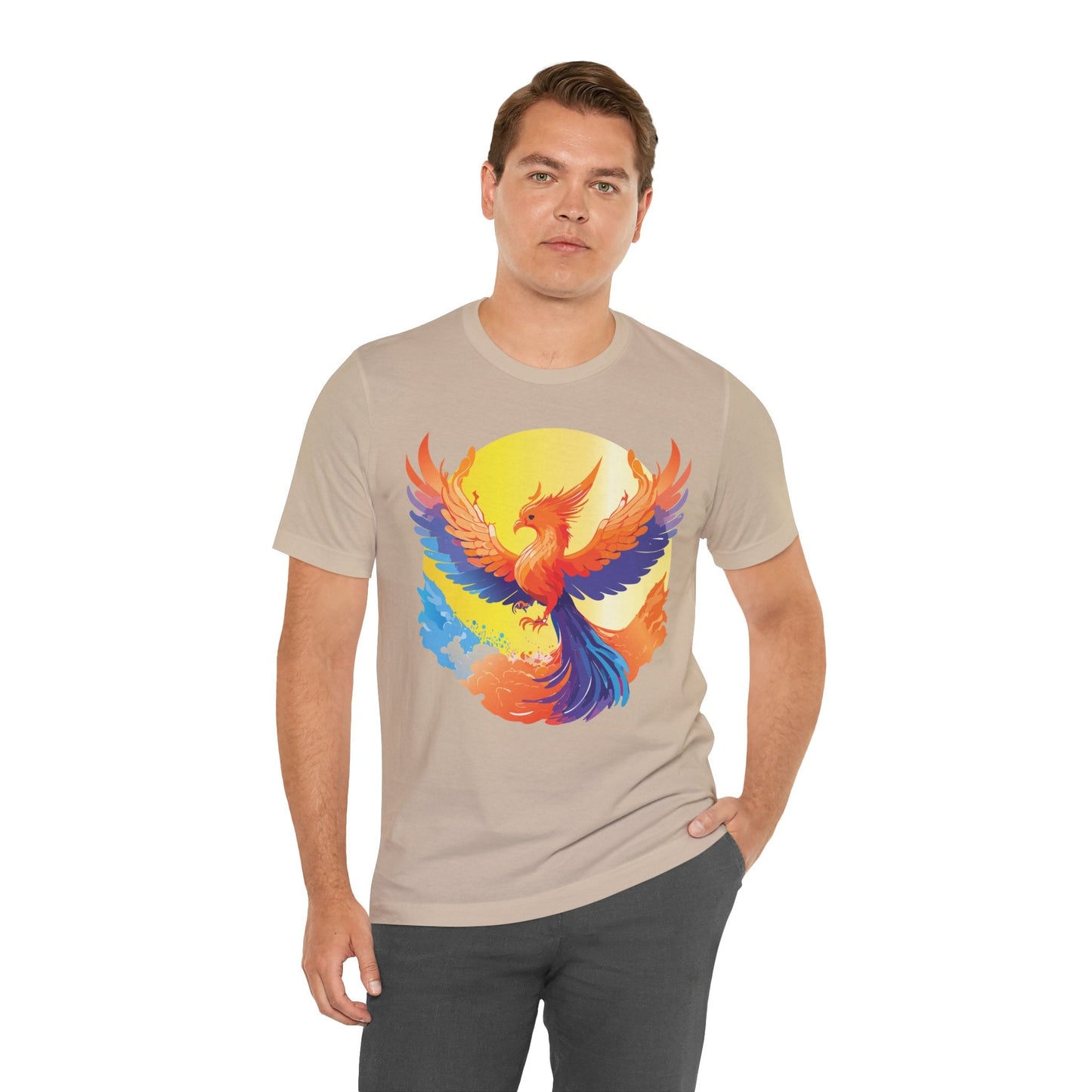 Unisex Animal Print Tee Shirt With Art Design Wild Animals Short Sleeve Comfort Fit