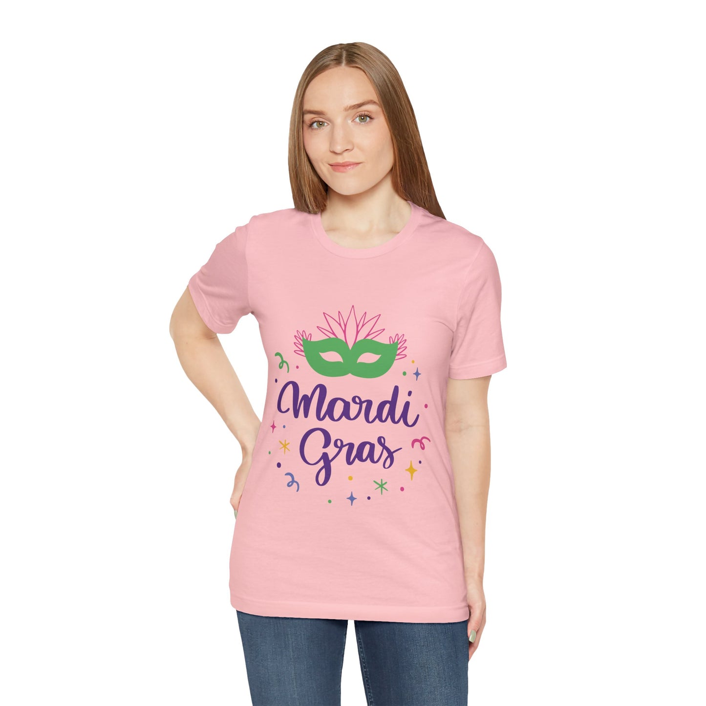 Unisex Cotton Tee Shirt for Mardi Gras