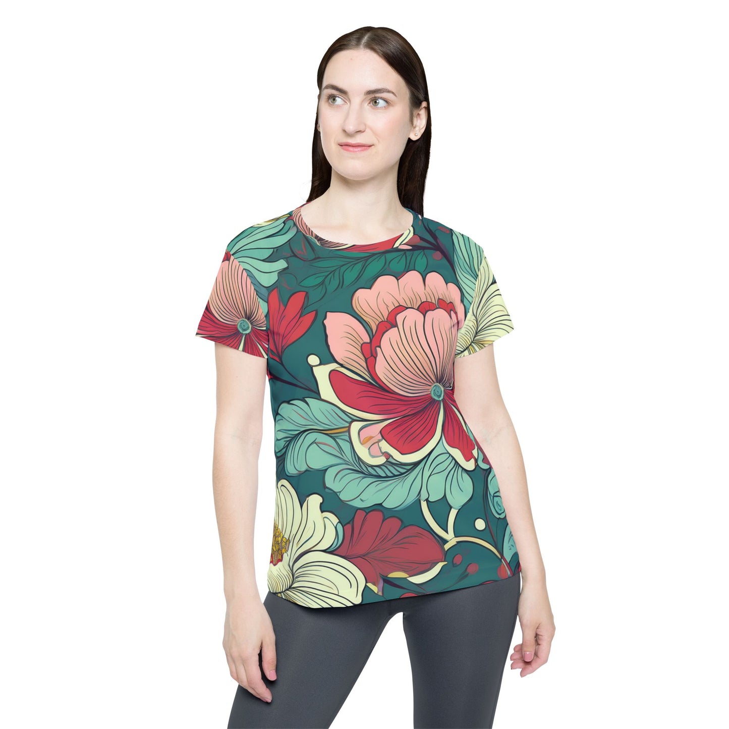 Floral Print Shirt, Shirt with Flowers