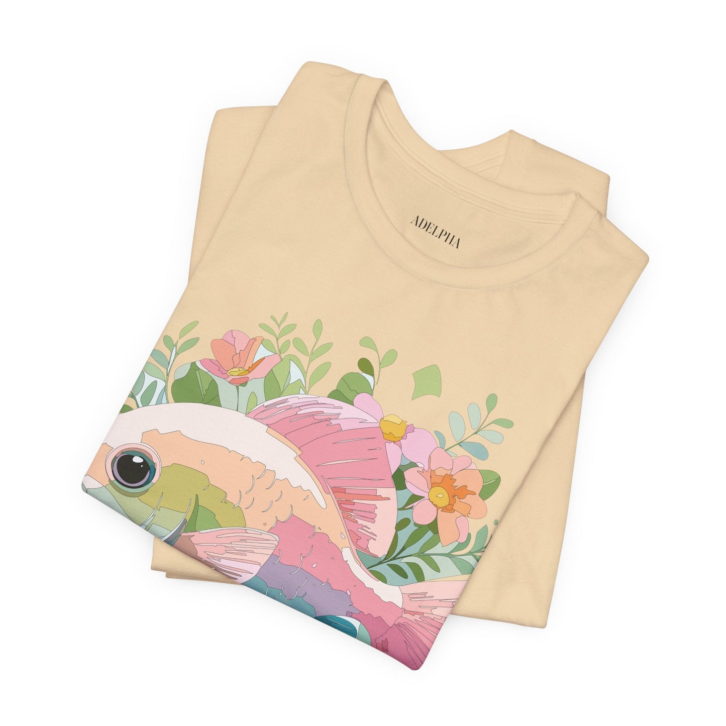Fish Graphic Unisex 100 Cotton Vintage Artwork Tee 1