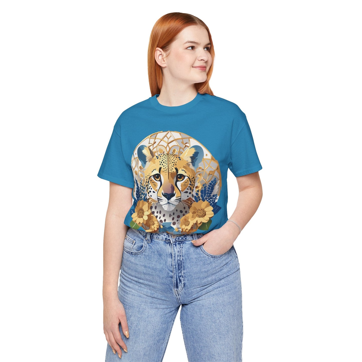 Medallion Shirt Unisex Graphic Tee With Vintage Inspired Adelpha Artwork Short Sleeve Jersey