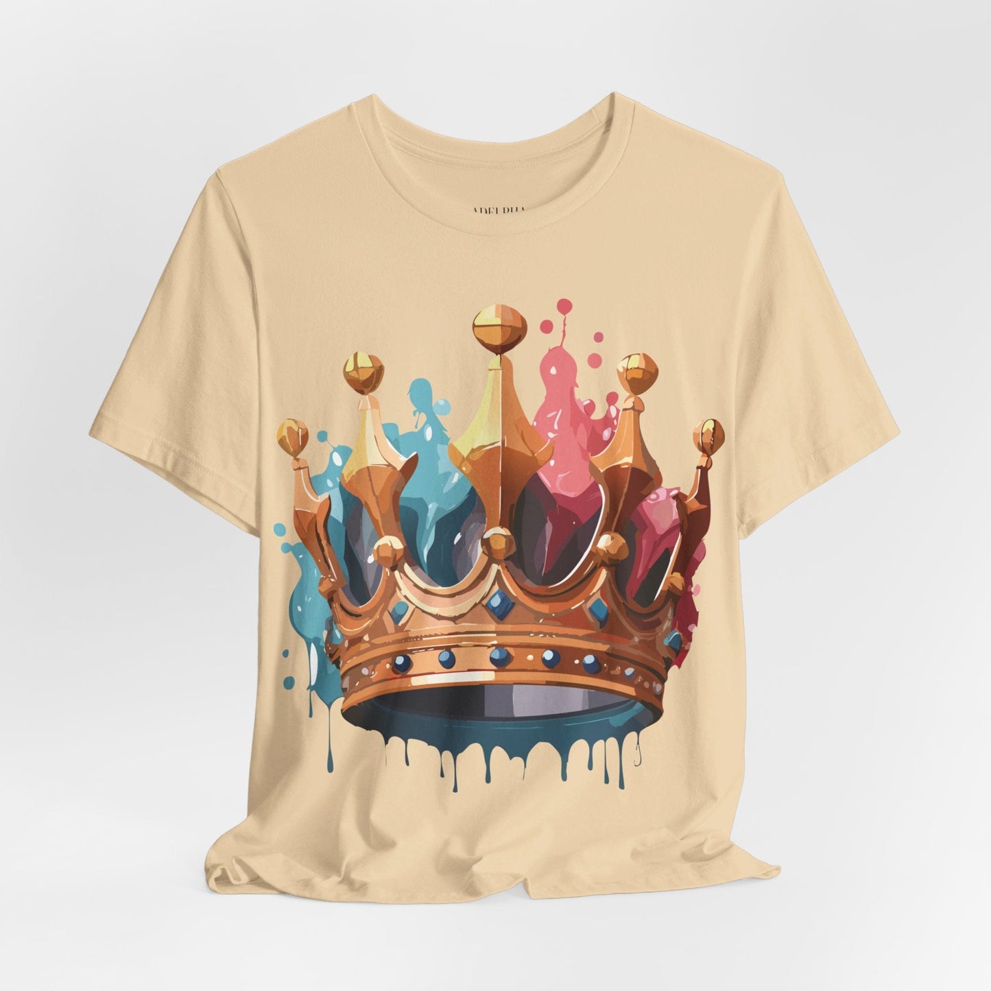 Adelpha Crown Graphic Tee Unisex Vintage Inspired Art Design Short Sleeve Premium Quality