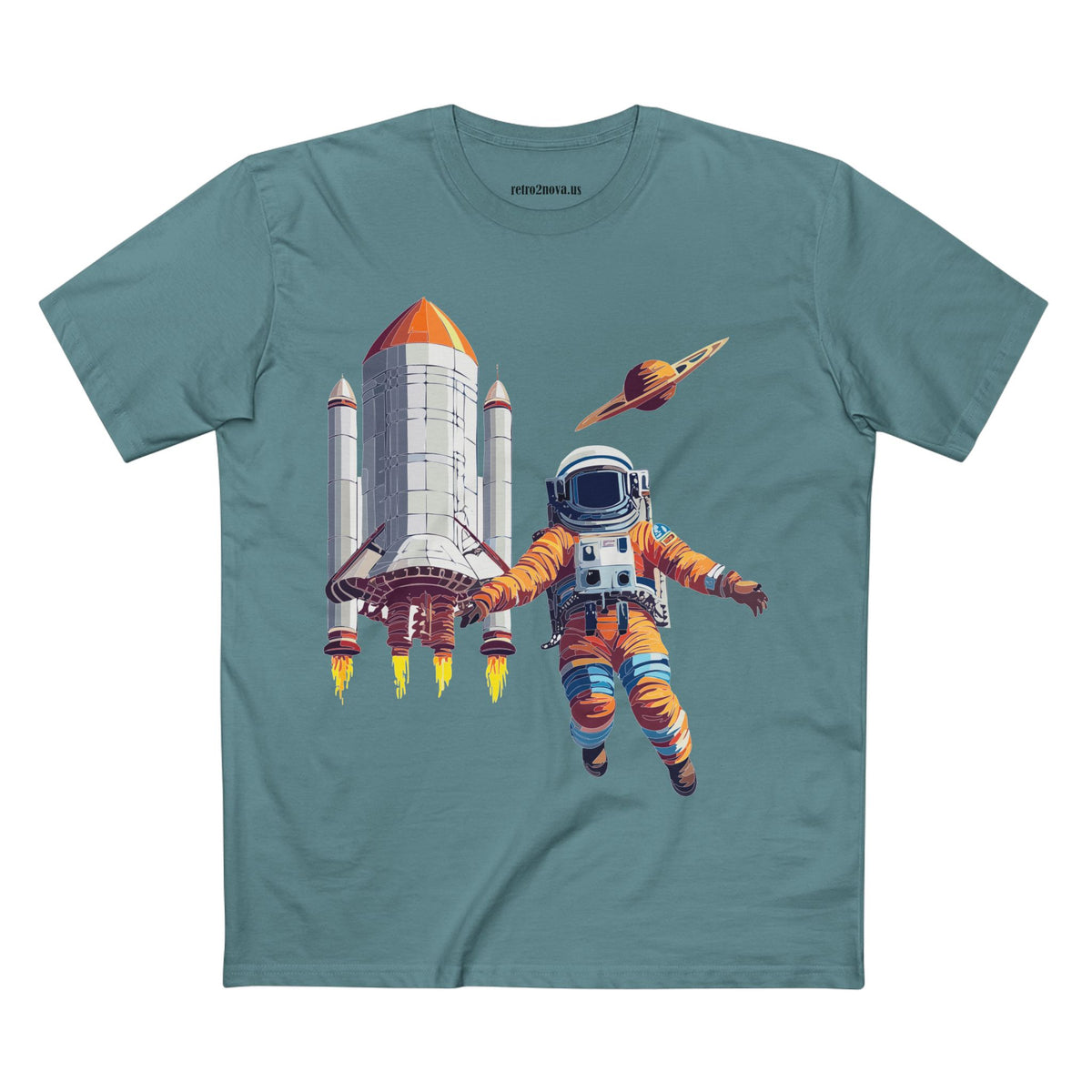 Cosmos Astronaut Graphic Tee Staple Unisex 100 Cotton Tee Shirt - CS-7