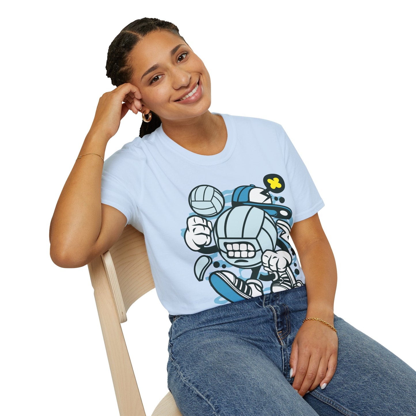 Unisex Cartoon T Shirt Animation Tee Funny Design Gildan Softstyle 64000 100 Percent Cotton