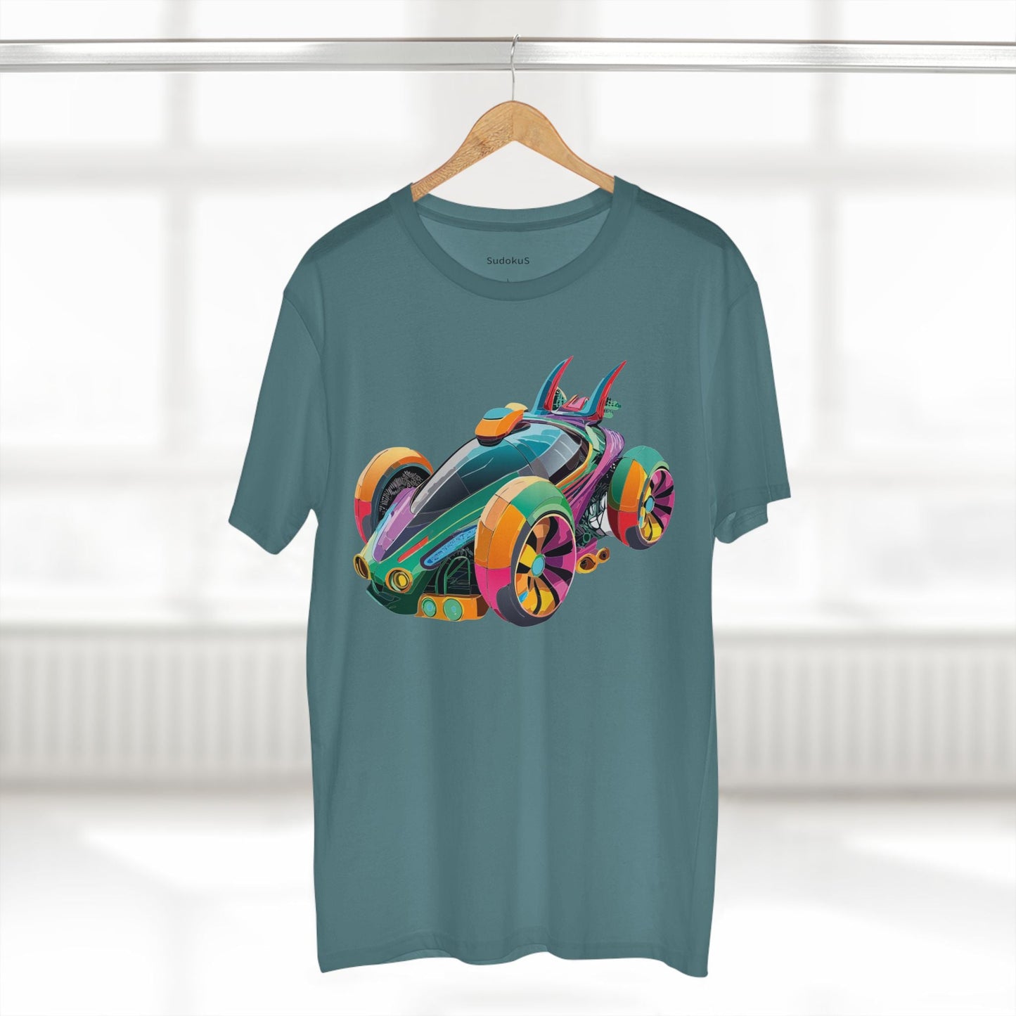 Car Graphic Unisex 100 Cotton Staple Tee 22