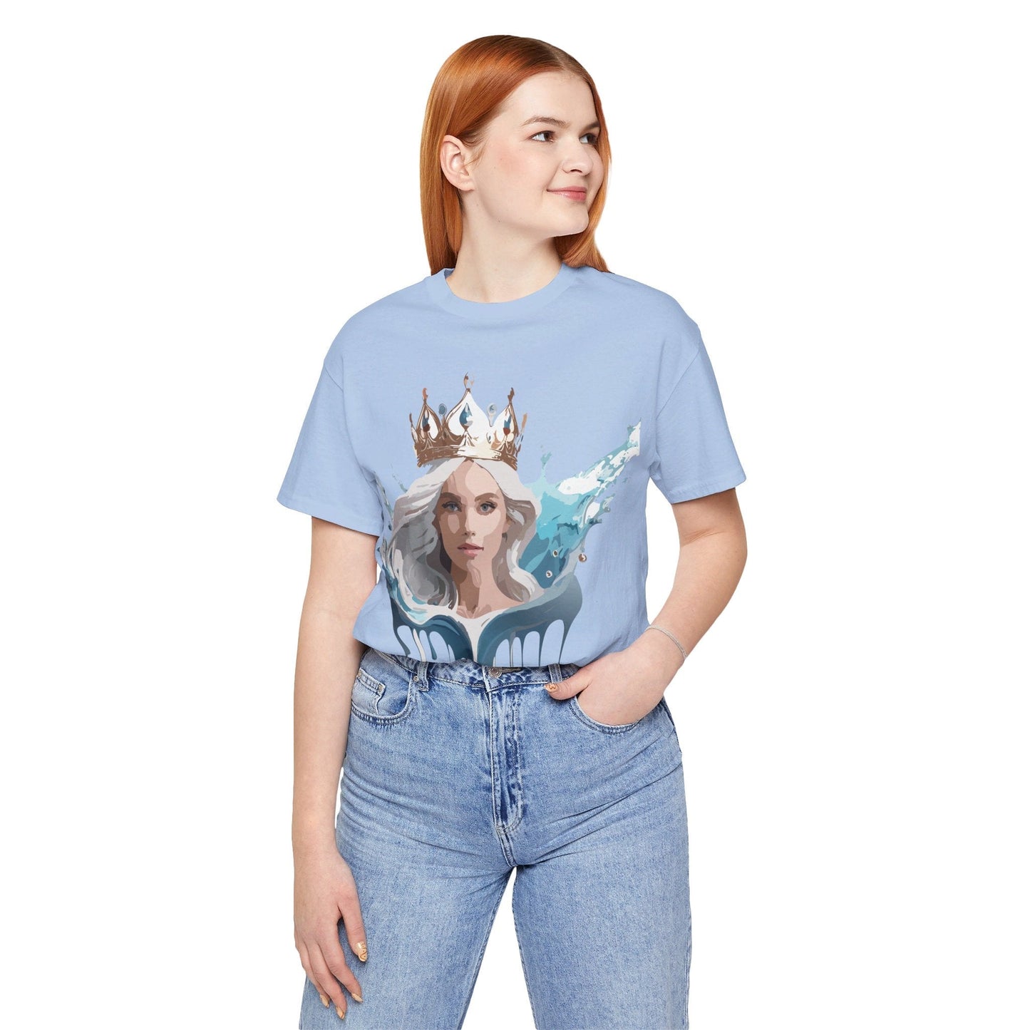 Queen Graphic T Shirt By Adelpha Unisex Jersey Short Sleeve Vintage Inspired Art Tee