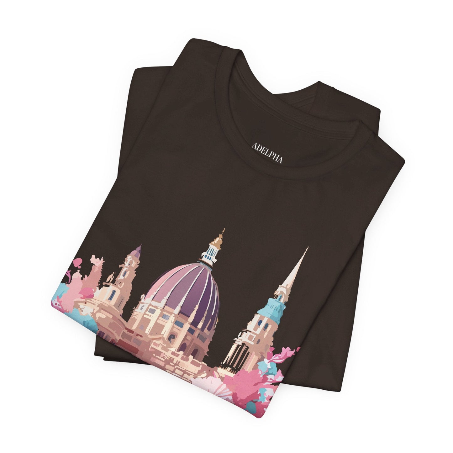 Tourist Shirt With Vienna Graphic Tee Unisex Short Sleeve Art Design Adelpha Vintage Artwork