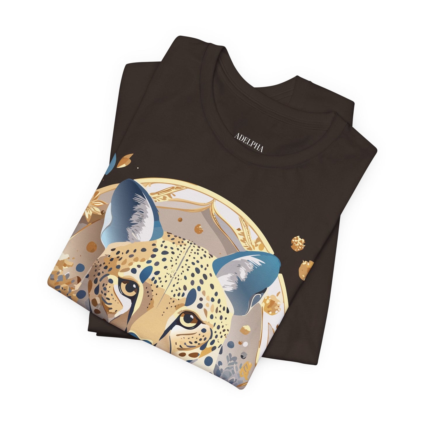 Adelpha Medallion Graphic Tee Unisex Short Sleeve Vintage Inspired Art Design Premium Cotton Jersey