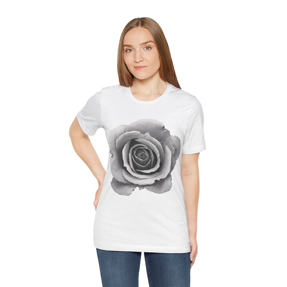 Floral Graphic Tee Shirt - Bella+Canvas Unisex 100 Cotton 56