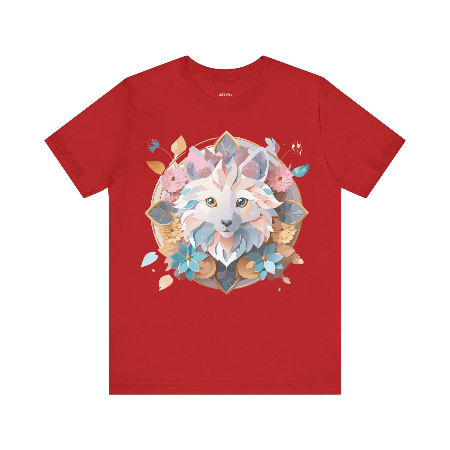 Medallion Graphic Unisex 100 Cotton Vintage Animal Medal Artwork Tee 89