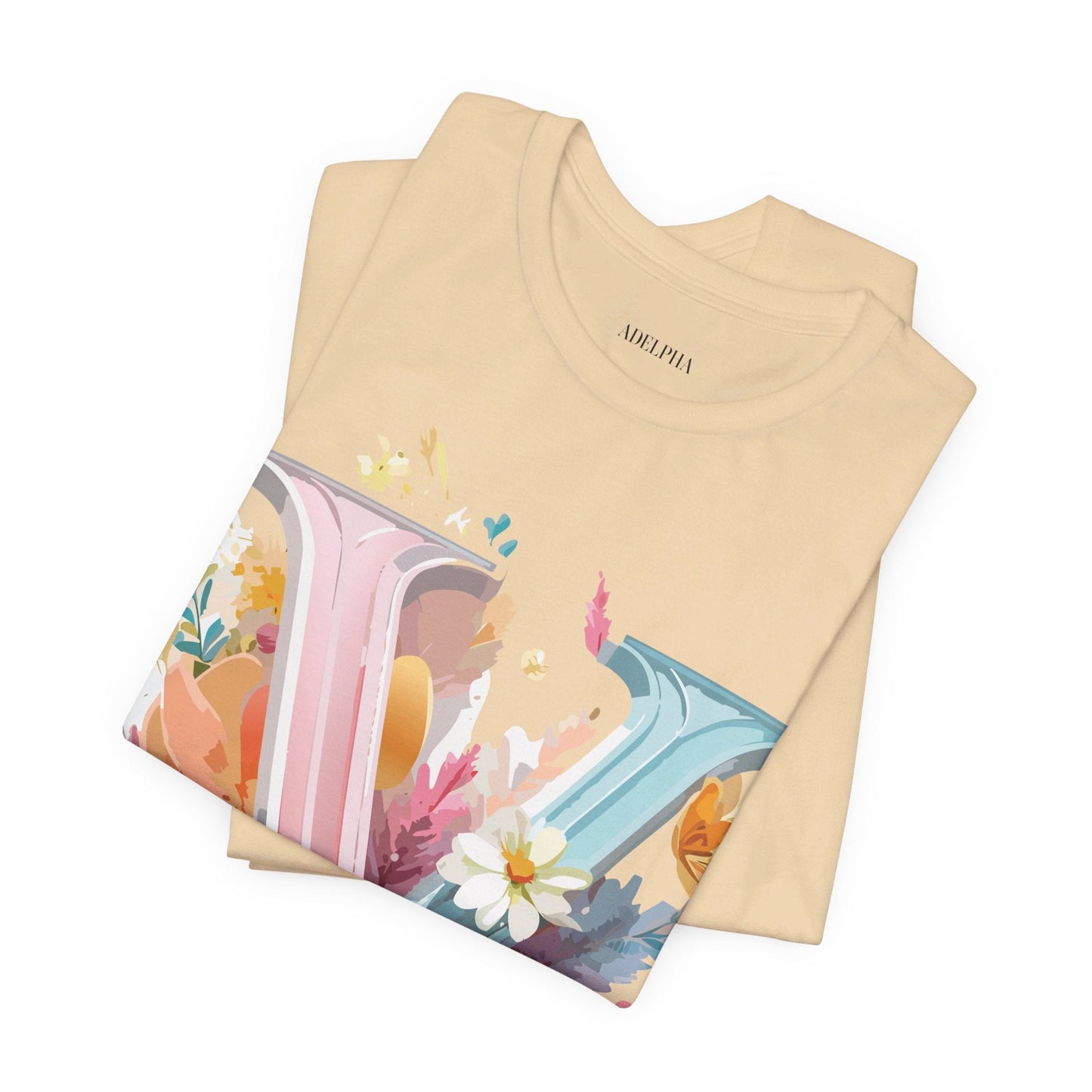 Letter V Graphic Tee Unisex Jersey Short Sleeve Art Design  Vintage Inspired