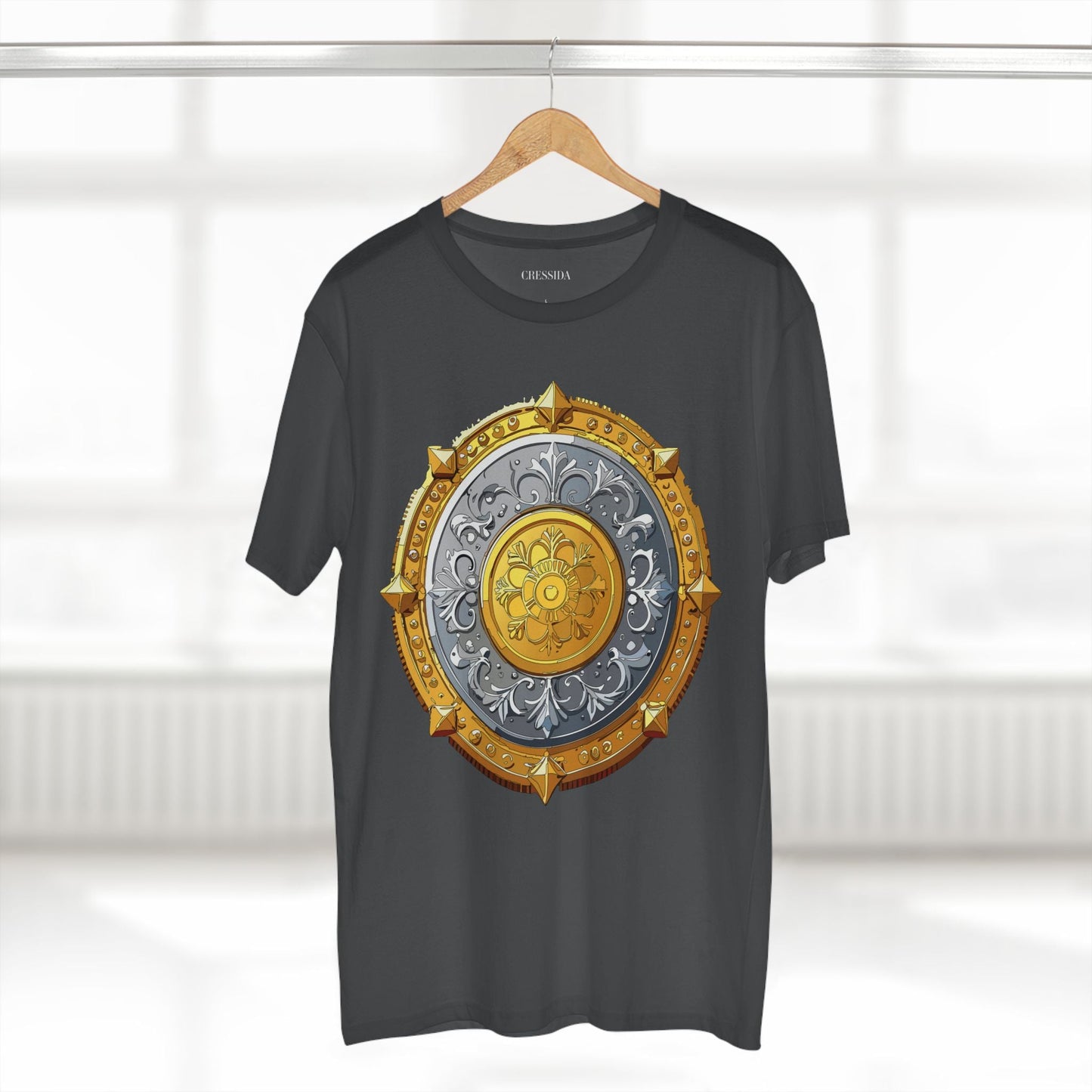 Antique Gold Coin Graphic Design T-Shirt Unisex 100 Cotton With Golden Print Artwork Tee 22