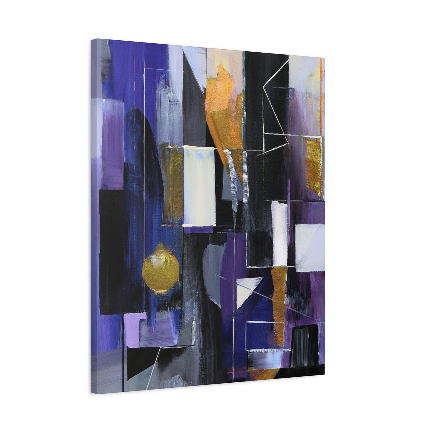 Purple Abstract Painting Print Canvas 20x24,20x30,24x30, 24x32,24x36,30x40, 32x48,36x48,40x60 Pine-Wood Inner Frame ABS-31
