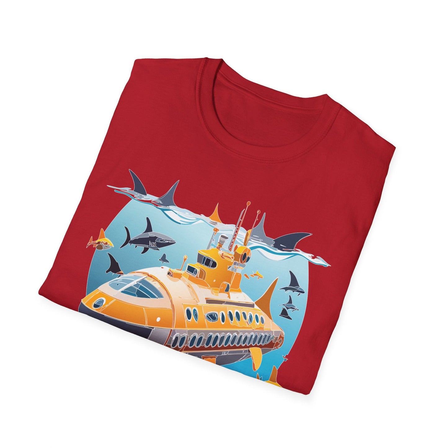 Ocean Graphic Unisex Softstyle Cotton Tee 14