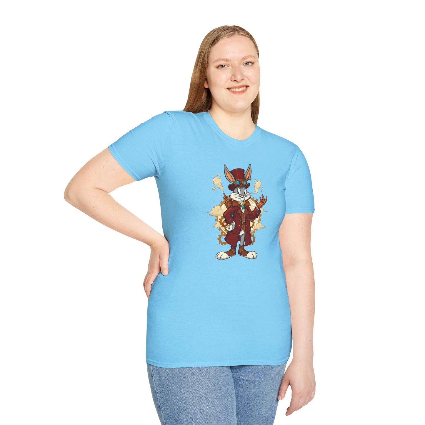 Bugs Bunny Shirt Cartoon T Shirt Unisex Gildan Softstyle 64000 Cotton Tee For Animation Fans