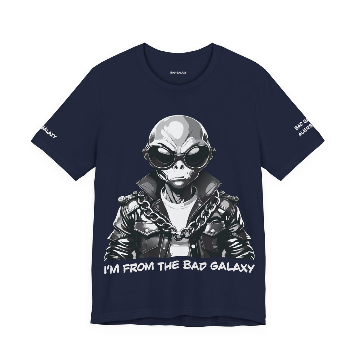 Alien Graphic Unisex Cotton Bella+Canvas Tee with Art Design b71
