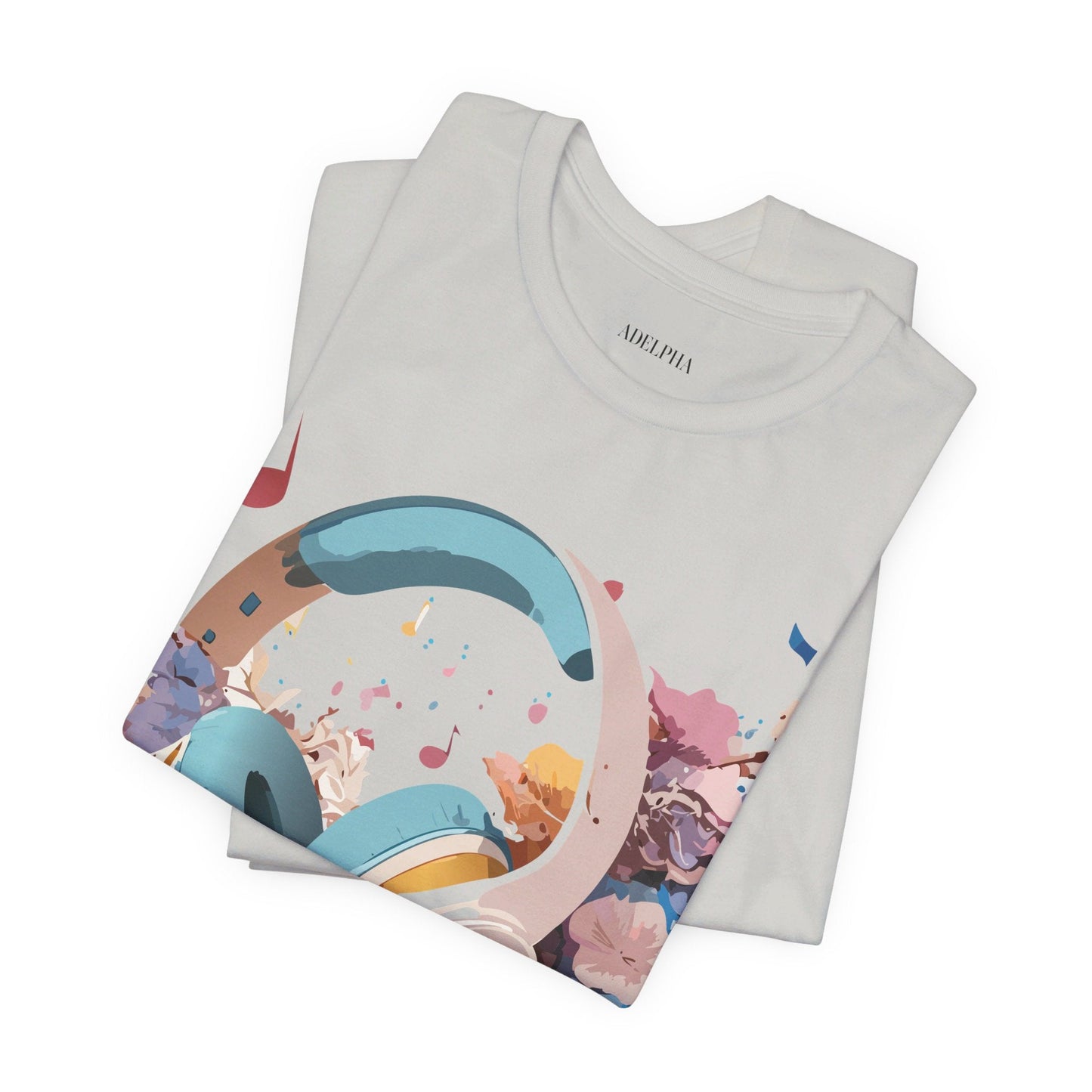 Unisex Graphic Tee Adelpha Art Design Vintage Music Inspired Short Sleeve Jersey Premium